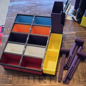 Card Sorting Tray - 12 spot + Penny Sleeve Bin